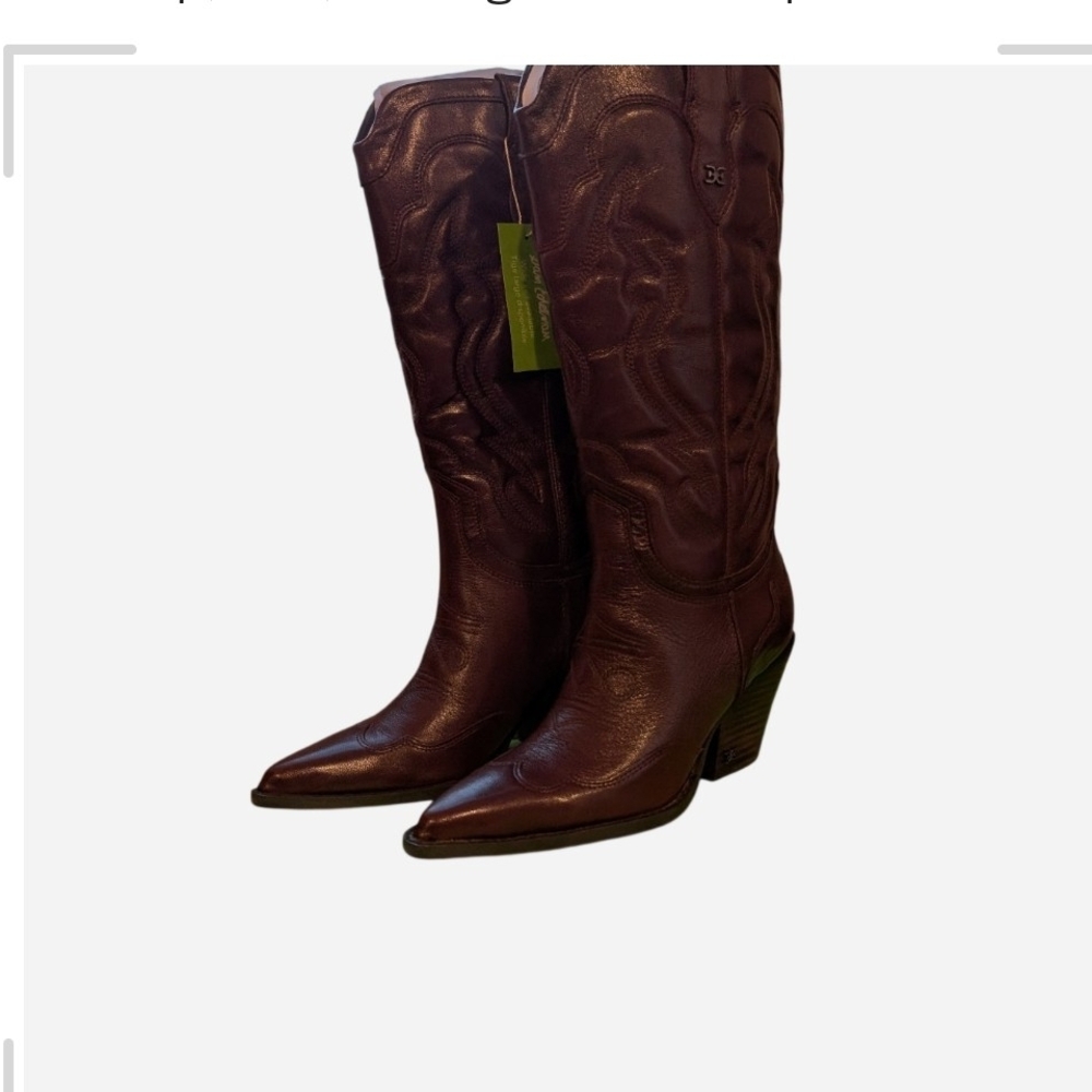 Sam Edelman Dark Brown Heeled Boots - Picture 10 of 12